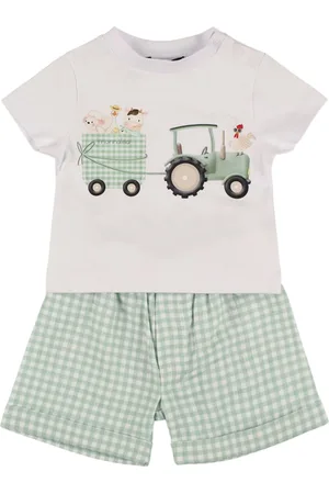 MONNALISA Printed Cotton Jersey T-shirt & Shorts