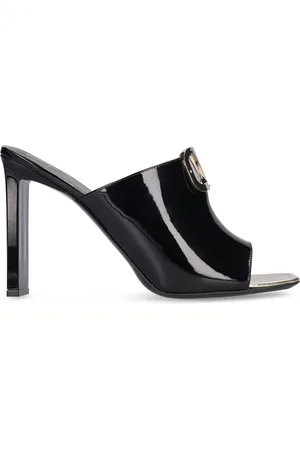 VALENTINO GARAVANI 100mm Vlogo Patent Leather Sandals