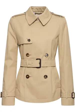 Burberry Short Canvas Trench Coat