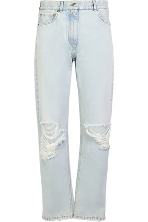 The Row Burted Jean Distressed Jeans