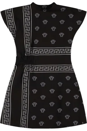 VERSACE Printed Viscose Shirt Dress