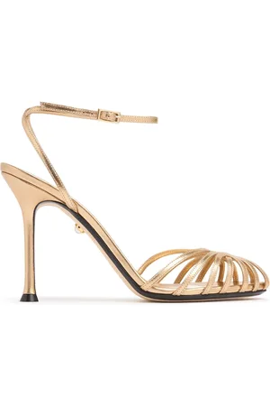 Alevì 95mm Ally Shiny Leather Pumps