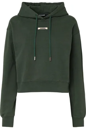 Jacquemus Le Hoodie Gros Grain Cotton Crop Hoodie