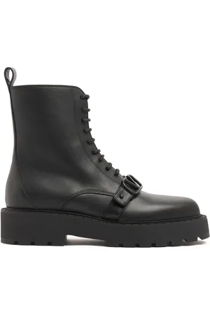 VALENTINO GARAVANI 45mm Vlogo Signature Leather Boots