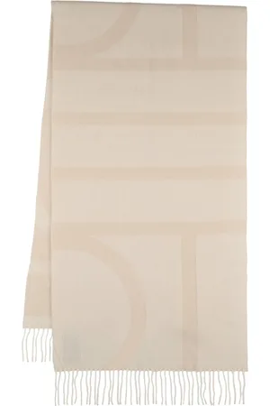 Totême Monogram Jacquard Wool Scarf