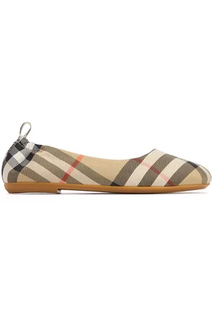 Burberry Check Print Ballerinas