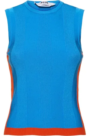 Msgm Viscose Blend Knit Top