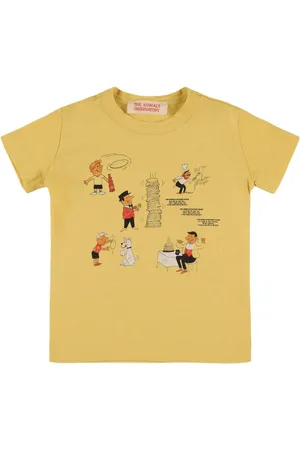 The Animals Observatory Printed Cotton Jersey T-shirt