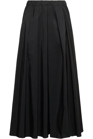 Max Mara Curvato Taffeta Midi Skirt