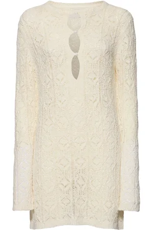 Loulou Studio Evan Lace Stitch Mini Dress