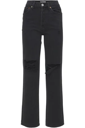 RE/DONE 90s High-rise Loose Denim Jeans W/ Rips