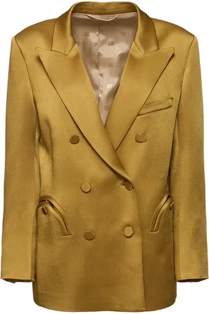 Blazé Milano Novalis Double Breast Satin Blazer