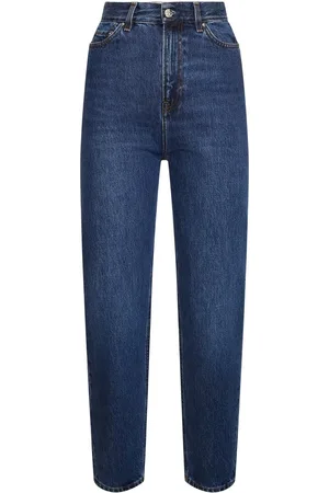 Totême High Rise Tapered Organic Cotton Jeans