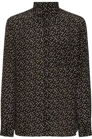Tom Ford Dotted Silk Crepe De Chine Fluid Shirt