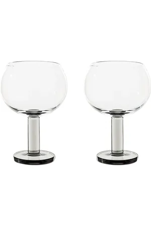 Tom Dixon Set Of 2 Puck Balloon Glasses