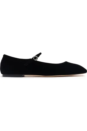 Aeyde 10mm Uma Velvet Ballerina Flats