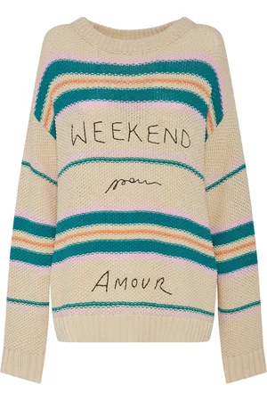 Max Mara Angus Embroidered Cotton Sweater