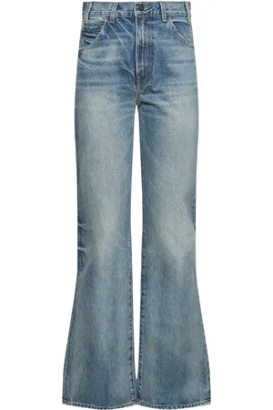 NILI LOTAN Joan High Rise Flared Cotton Jeans