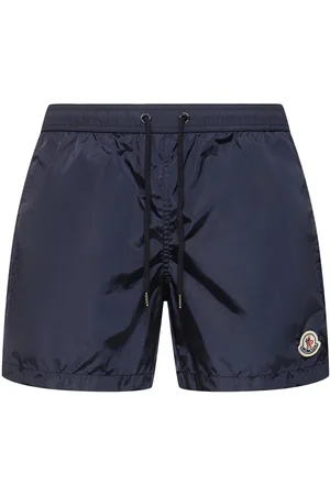 Moncler Logo Patch Nylon Swim Shorts