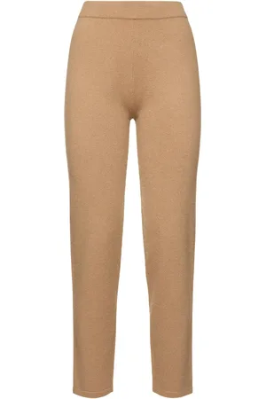 Max Mara Larix Cashmere Blend Knit Straight Pants