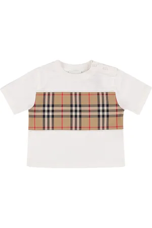 Burberry Cotton Jersey T-shirt W/ Check Insert