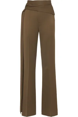 GIUSEPPE DI MORABITO Wool Flared Pants