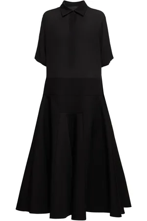 VALENTINO Silk Georgette Midi Dress