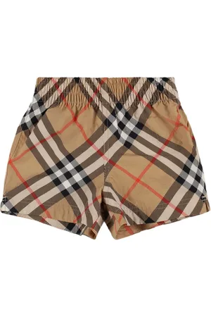 Burberry Check Print Shorts