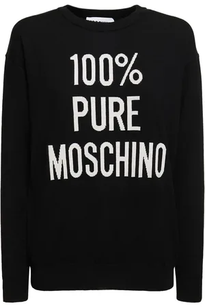 Moschino Wool Knit Logo Sweater