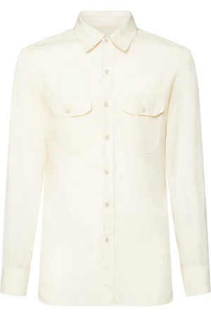 Tom Ford Fluid Light Twill Military Shirt