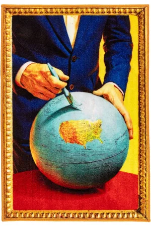 SELETTI Globe Bath Mat