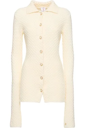 Casablanca Textured Knit Cotton Blend Shirt
