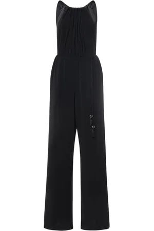 Max Mara Stretch Viscose Jersey Long Jumpsuit