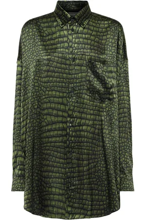 Balenciaga Satin Cocoon Shirt