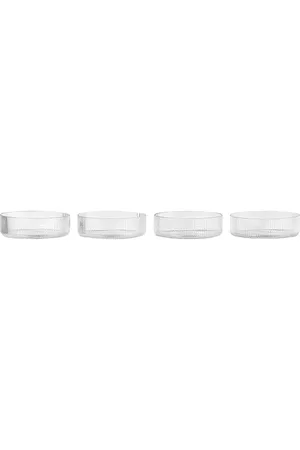 Ferm Living Set Of 4 Ripple Serving Bowls