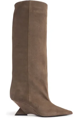 The Attico 60mm Cheope Tube Suede Boots