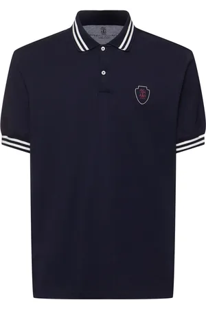 Brunello Cucinelli Cotton Jersey Tennis Polo