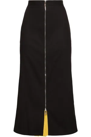 Msgm Cotton Midi Skirt