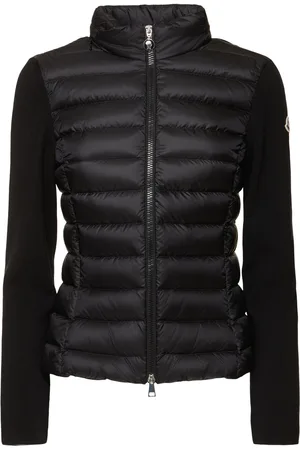 Moncler Wool And Nylon Down Zip-up Cardigan
