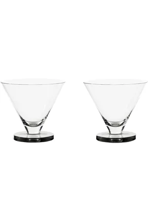 Tom Dixon Set Of 2 Puck Cocktail Glasses