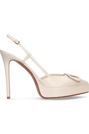 VALENTINO GARAVANI 120mm Vlogo Leather Pumps