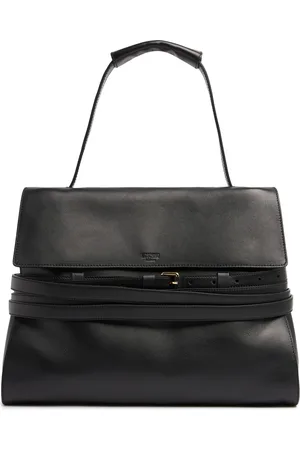 Moschino Tie Me Leather Tote Bag