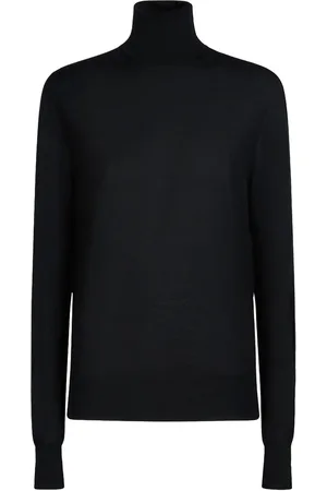 The Row Eva Cashmere Knit Turtleneck Top