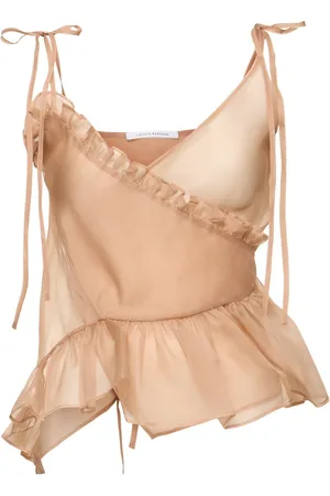 Cecilie Bahnsen Alessandra Silk Organza Top