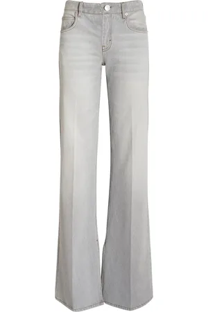 Ami Flared High Rise Cotton Jeans