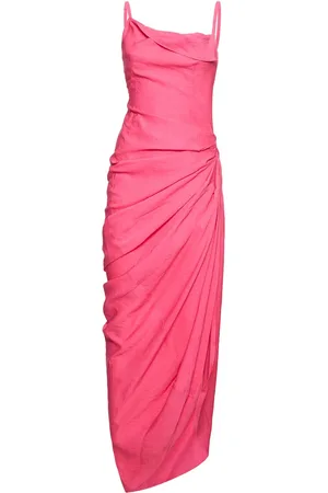 Jacquemus La Robe Saudade Long Viscose Blend Dress