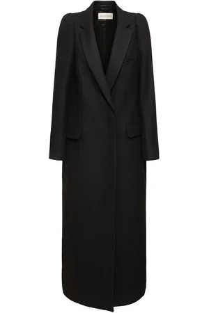 DRIES VAN NOTEN Ree Heavy Wool Blend Long Coat