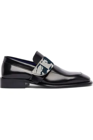 Burberry 10mm Schield Leather Loafers
