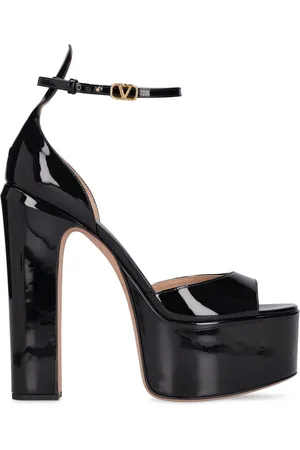 VALENTINO GARAVANI 155mm Tan-go Patent Leather Pumps