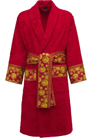 VERSACE Jaq Medusa Cotton Bathrobe